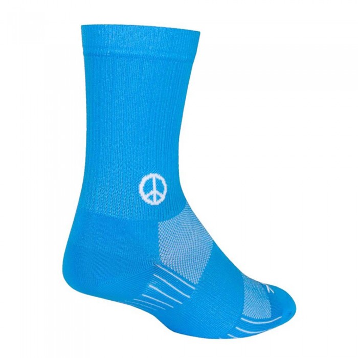 [해외]SOCKGUY SGX 6´´ Peace Now 양말 1139407041 Blue