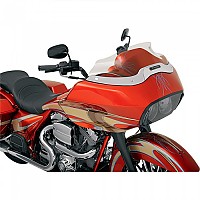 [해외]KLOCK WERKS 바람막이 유리 Harley Davidson FLTR 1450 로드 Glide 99-02 KW05-01-0194-E 9139382006 Clear