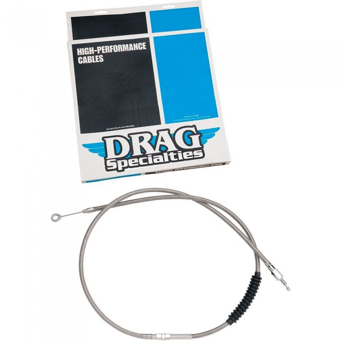 [해외]DRAG SPECIALTIES High Efficiency 68 11/16´´ 5321000HE 클러치 케이블 9139407264 Stainless Steel