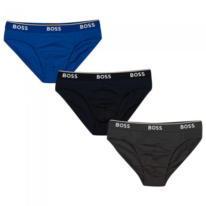 [해외]BOSS 파워 삼각팬티 3 단위 138847778 Open Blue