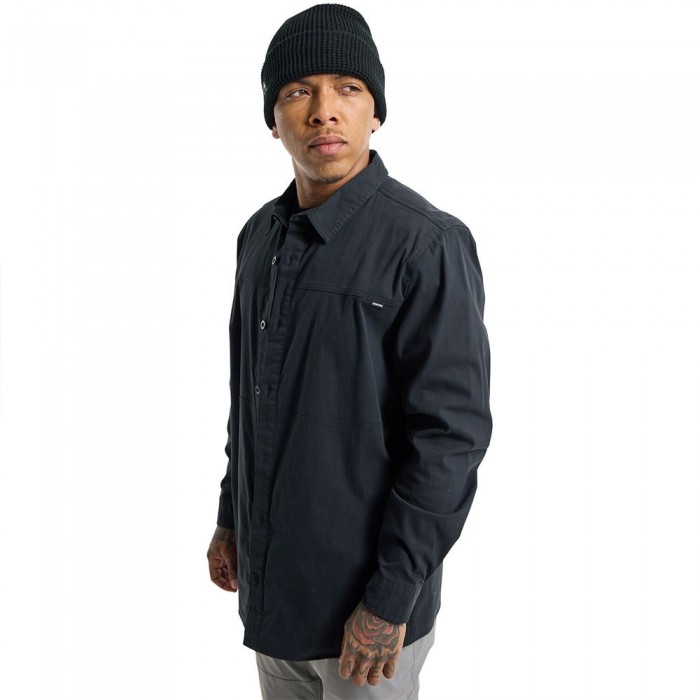 [해외]버튼 Work Overshirt 긴팔 티셔츠 4139098125 True Black