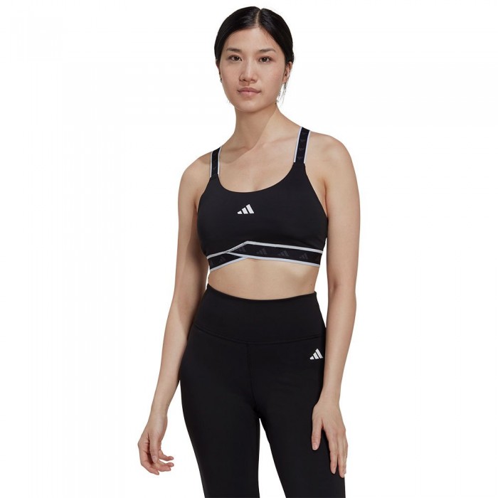 [해외]아디다스 파워impact Medium-Support Techfit 스포츠 브라 12138970887 Black