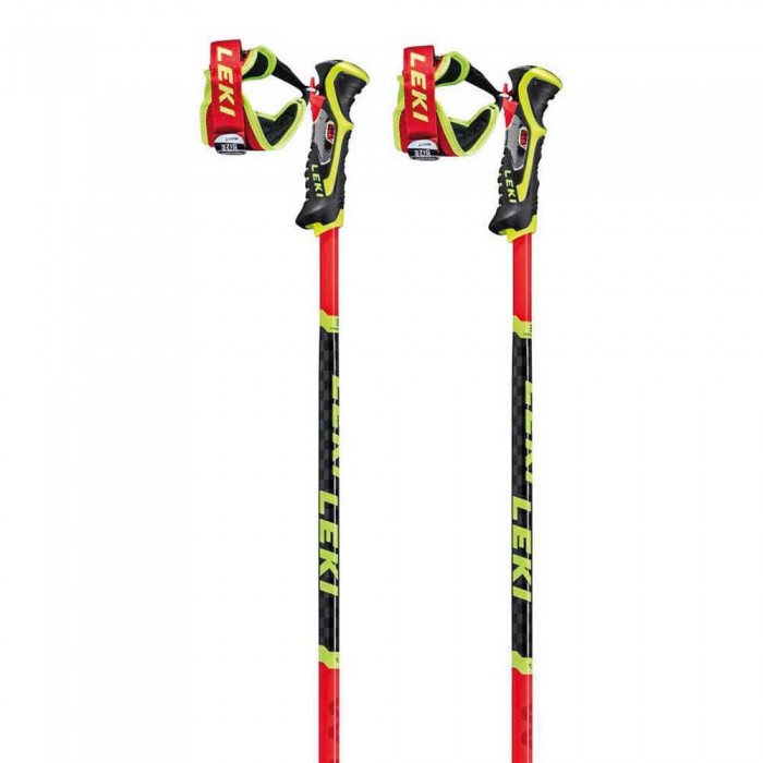 [해외]레키 ALPINO WCR TBS SL 3D 기둥 5139296311 Bright Red / Black / Neon Yellow