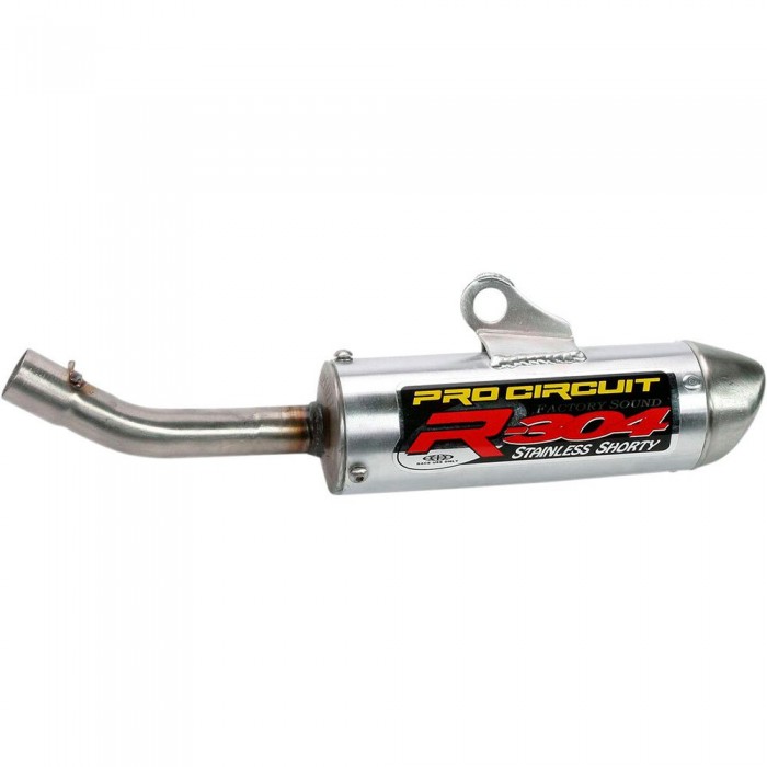 [해외]PRO CIRCUIT R-304 Shorty Honda CR 125 R 02-7 Ref:SH02125-RE 비승인 오토바이 머플러 9139412920 Silver