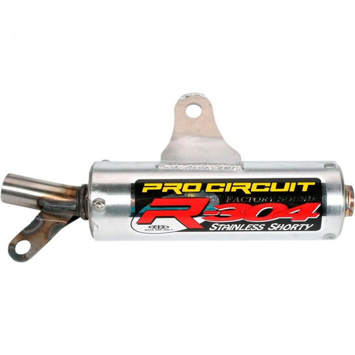 [해외]PRO CIRCUIT R-304 Shorty Suzuki RM 80 00-99 Ref:SS89080-R 비승인 오토바이 머플러 9139412936 Silver