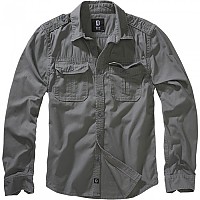 [해외]BRANDIT Vintage 긴팔 셔츠 9139420920 Charcoal Grey