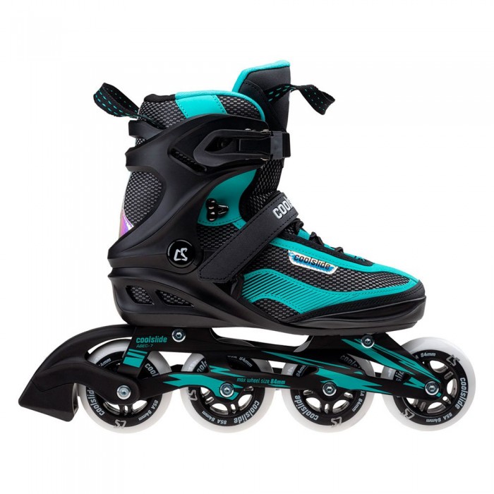 [해외]COOLSLIDE 인라인 스케이트 Roma 14139386758 Black / Aqua Green