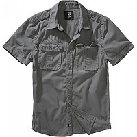[해외]BRANDIT Vintage Short Sleeve Shirt 4139420921 Charcoal Grey