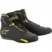 [해외]알파인스타 오토바이 신발 Sektor WP 9139306121 Black / Cool Grey / Yellow Fluo