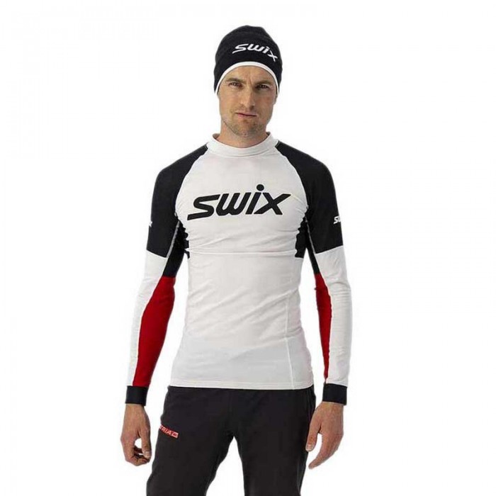 [해외]SWIX Triac RaceX Bodyw LS 긴팔 베이스 레이어 9138922055 Bright White