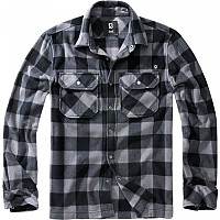 [해외]BRANDIT Jeff Long Sleeve Shirt 4139420832 Black / Grey