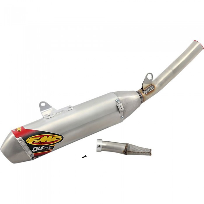 [해외]FMF Q4 HEX YZ250F 19 비인증 슬립온 머플러 9137377338 Silver