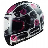 [해외]LS2 FF353 Rapid Brick 풀페이스 헬멧 9139368561 Gloss Black / Pink