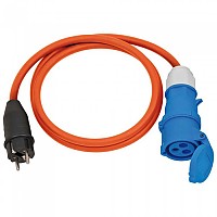 [해외]BRENNENSTUHL IP44 To Safety Contact Adapter 1.5 m 4138312853 Black / Blue / Orange