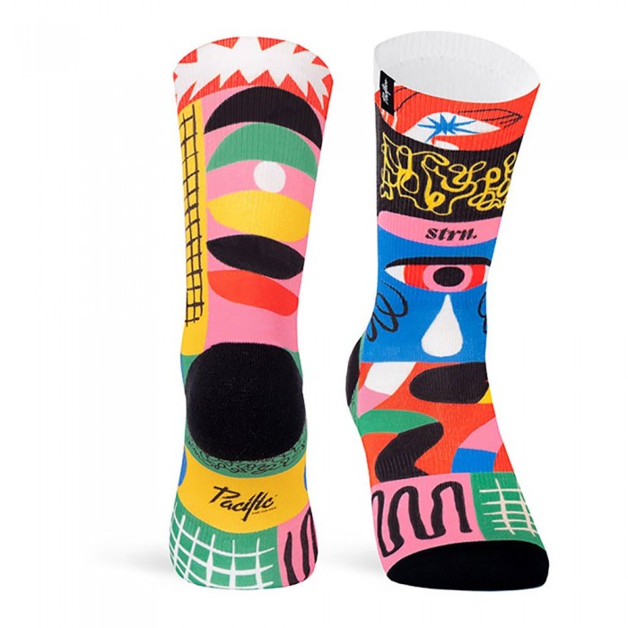 [해외]PACIFIC SOCKS Saturn Half 긴 양말 7139355709 Multicolor