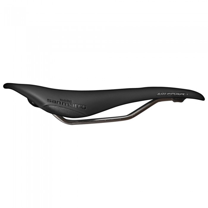 [해외]Selle San Marco Allroad Open Fit Racing 와이드 자전거 안장 1138373452 Black