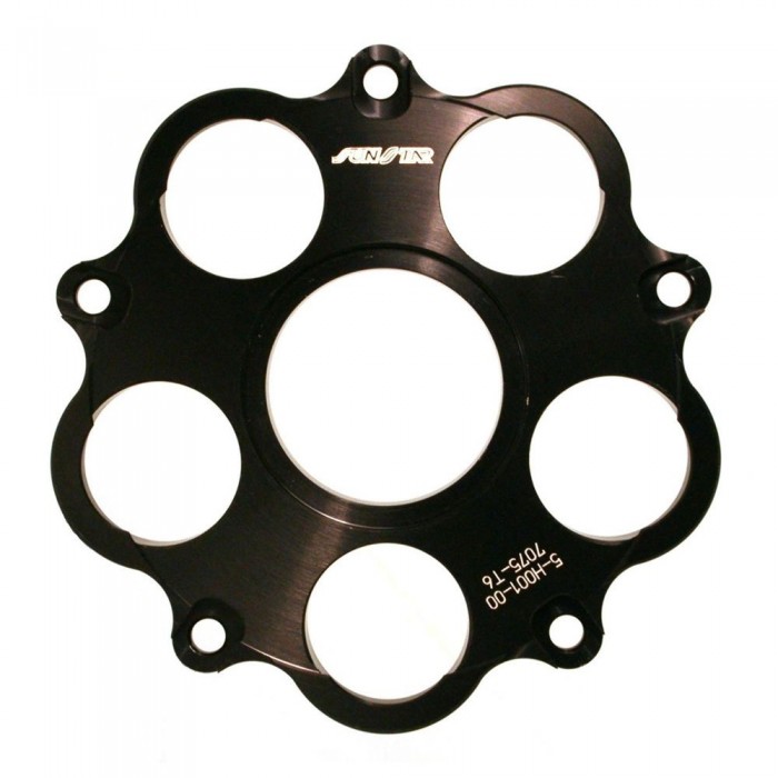 [해외]SUNSTAR SPROCKETS 520 & 525 Pitch Ducati 5-H001-00 알루미늄 리어 스프로킷 캐리어 9139173916 Black