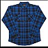 [해외]WEST COAST CHOPPERS La Bomba Herringbone Flannel 긴팔 셔츠 9139488734 Blue / Black