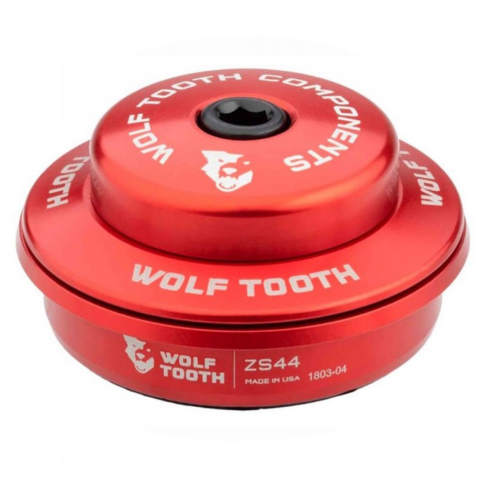 [해외]WOLF TOOTH 반 통합 헤드셋 Superior ZS44/28.6 6 Mm 1139496888 Red