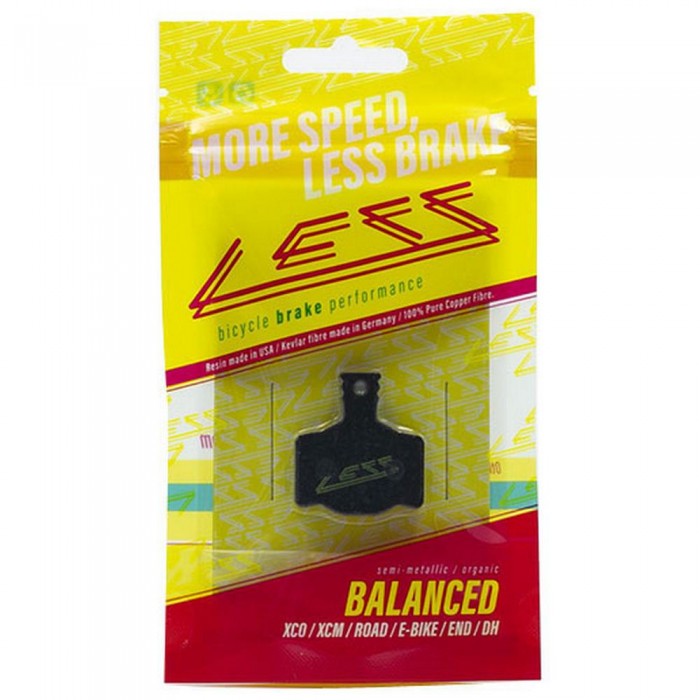 [해외]LESS 유기 디스크 브레이크 패드 Balanced 마구라 MT2/MT4/MT6/MTS 1139498005 Black