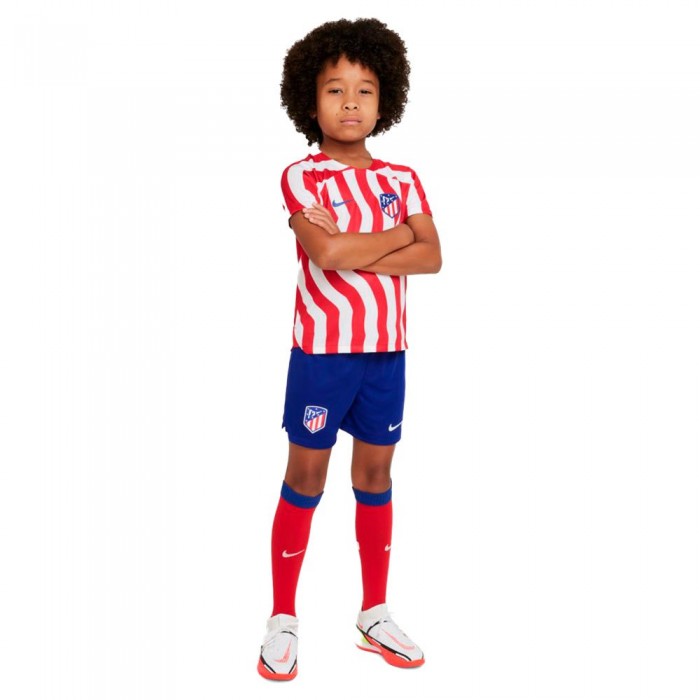 [해외]나이키 홈 키트 Atletico Madrid Dri Fit 22/23 세트 후진 3138712492 White / Deep Royal Blue / Deep Royal Blue