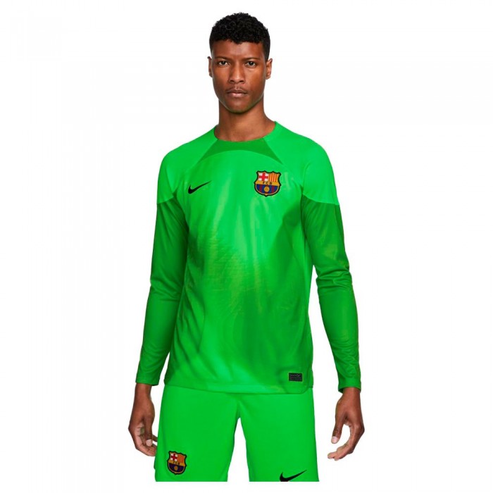 [해외]나이키 FC Barcelona 22/23 Dri Fit 골키퍼 긴팔 티셔츠 3138712602 Green Strike / Green Strike / Black