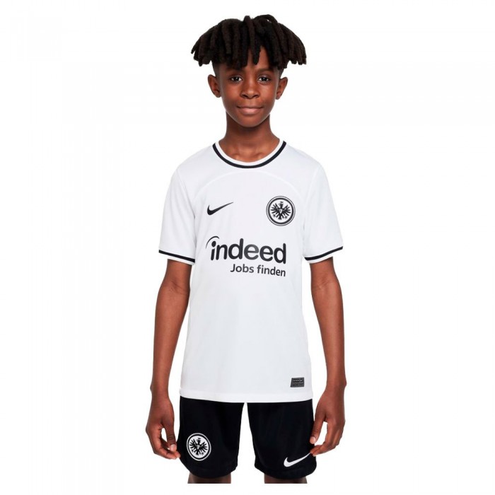 [해외]나이키 Eintracht Frankfurt 22/23 Dri Fit Stadium 주니어 홈 반팔 티셔츠 3138712852 White / Black