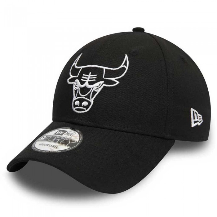 [해외]뉴에라 NBA Chicago Bulls Essential Outline 9Forty 모자 3137427654 Black