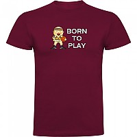 [해외]KRUSKIS Born To Play Basketball 반팔 티셔츠 3139291763 Dark Red
