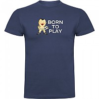 [해외]KRUSKIS Born To Play Football 반팔 티셔츠 3139291768 Denim Blue
