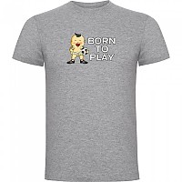 [해외]KRUSKIS Born To Play Football 반팔 티셔츠 3139291769 Heather Grey