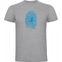 [해외]KRUSKIS Football Fingerprint 반팔 티셔츠 3139292145 Heather Grey