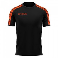 [해외]GIVOVA Poly Band 반팔 티셔츠 3139403188 Fluor Orange / Black