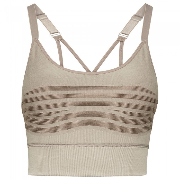 [해외]리복 Les Mills Strappy Seamless 스포츠 브라 12138117345 Boulder Grey