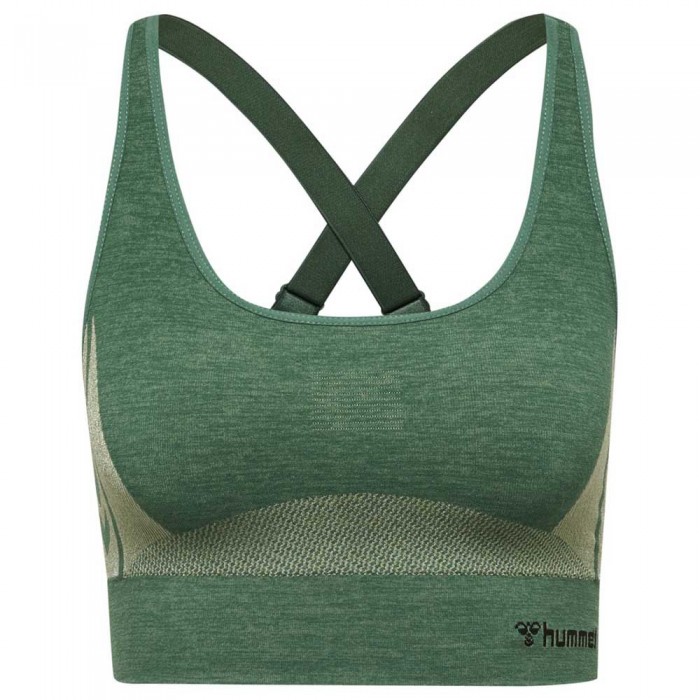 [해외]험멜 Cleaa Sports Seamless 스포츠 브라 12138648973 Laurel Wreath / Lily Pad Melange