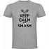 [해외]KRUSKIS Keep Calm And Smash 반팔 티셔츠 12139292457 Heather Grey