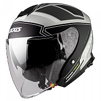 [해외]AXXIS OF504SV Mirage SV Trend 오픈 페이스 헬멧 9139491190 Matt Grey