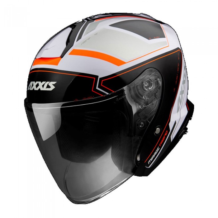 [해외]AXXIS OF504SV Mirage SV Trend A4 오픈 페이스 헬멧 9139512436 Fluo Orange