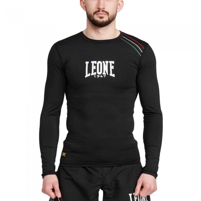 [해외]LEONE1947 컴프레션 셔츠 Flag 9139293632 Black