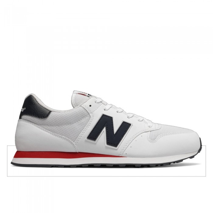 [해외]뉴발란스 500 Classic 운동화 138879346 nb white/eclipse/tempo red