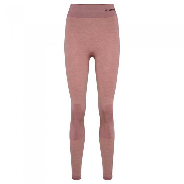 [해외]험멜 Cleaa Mid Waist Seamless 레깅스 3139437223 Woodrose / Rose Taupe Melange