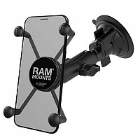[해외]RAM MOUNTS 흡입 컵 베이스 대형 휴대폰 거치대 X-그립? Twist-Lock™ 1139535660 Black