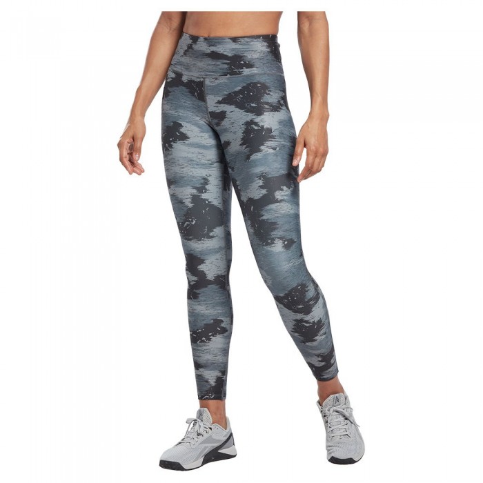 [해외]리복 Workout Ready Camo Print 레깅스 7139445176 Black