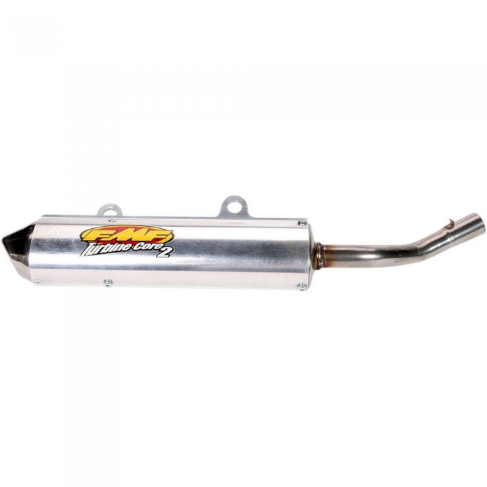 [해외]FMF TurbineCore 2 W/Spark Arrestor Stainless Steel KX250 94-98 비인증 슬립온 머플러 9137524188 Silver