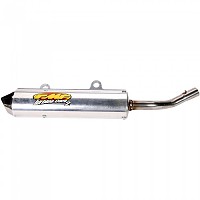 [해외]FMF TurbineCore 2 W/Spark Arrestor Stainless Steel KX250 94-98 비인증 슬립온 머플러 9137524188 Silver