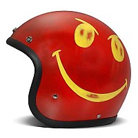 [해외]DMD 오픈 페이스 헬멧 Vintage Smile 9138774558 Red