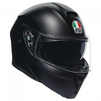 [해외]AGV Streetmodular E2206 MPLK 모듈형 헬멧 9139460273 Mono Matt Black
