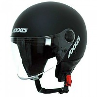 [해외]AXXIS Square Solid 오픈 페이스 헬멧 9139491210 Matt Black