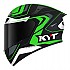 [해외]KYT TT-Course Overtech 풀페이스 헬멧 9139539137 Black / Green