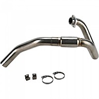 [해외]FMF 파워Bomb Header Stainless Steel DR650SE 97-17 배기 매니폴드 9137523769 Silver